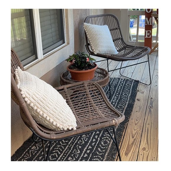 Modern Farmhouse Throw Pillow Covers Set Decorative Accent Cases Boho Decor 18" - Picture 4 of 13